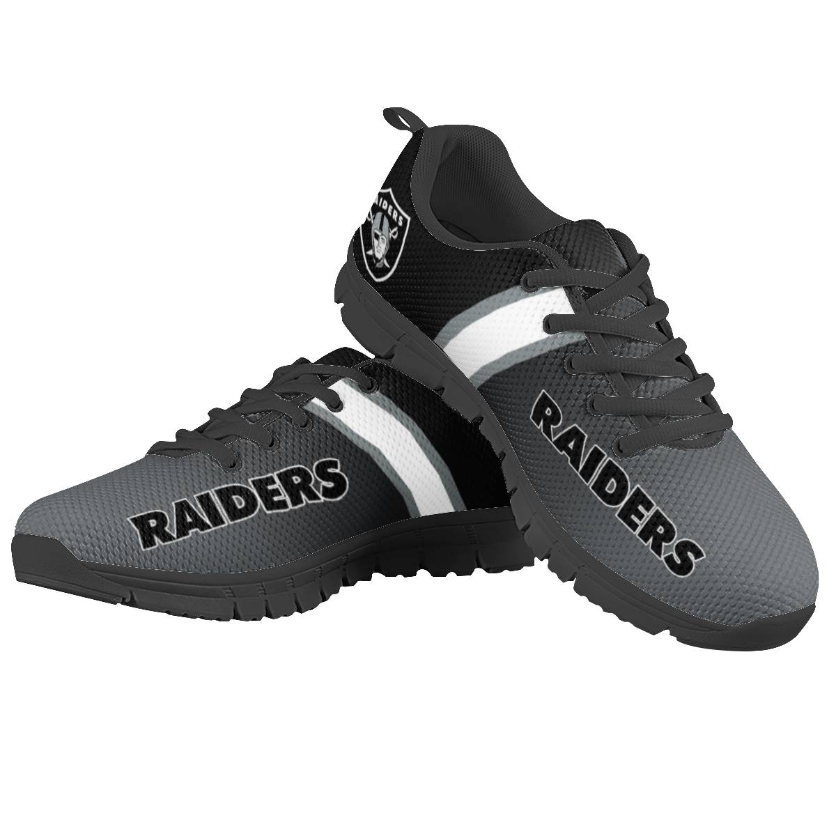 Men's Las Vegas Raiders AQ Running Shoes 002 Men's Las Vegas Raiders AQ Running Shoes 002